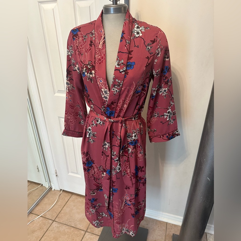 Vero Moda Long Floral Kimono Size Small